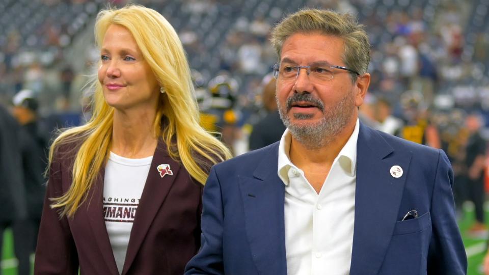 Tanya Snyder (left) and Daniel Snyder (right)